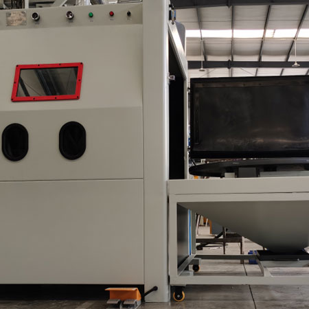 亳州无尘喷砂机半自动模具喷砂机