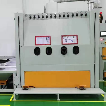 亳州高效生产，从箱体手动喷砂机开始，提升零部件质量